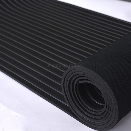 Broad Ribbed Rubber Flooring Broad Ribbed Rubber Flooring